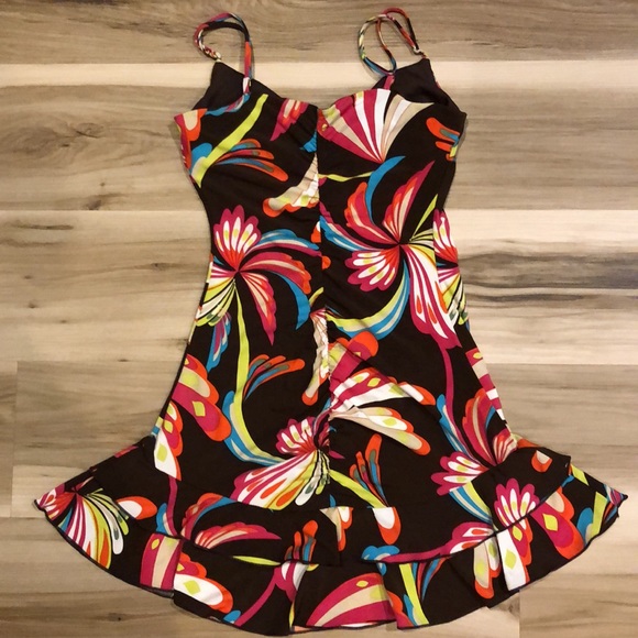 BCBG MaxAzria colorful dress. Made in USA. - Picture 5 of 9